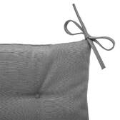 Quadratisch Kissen für Stuhl 4 Punkte KORAI Schiefer 40 x 40 cm - Polyester Schiefer