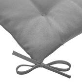 Quadratisch Kissen für Stuhl 4 Punkte KORAI Schiefer 40 x 40 cm - Polyester Schiefer