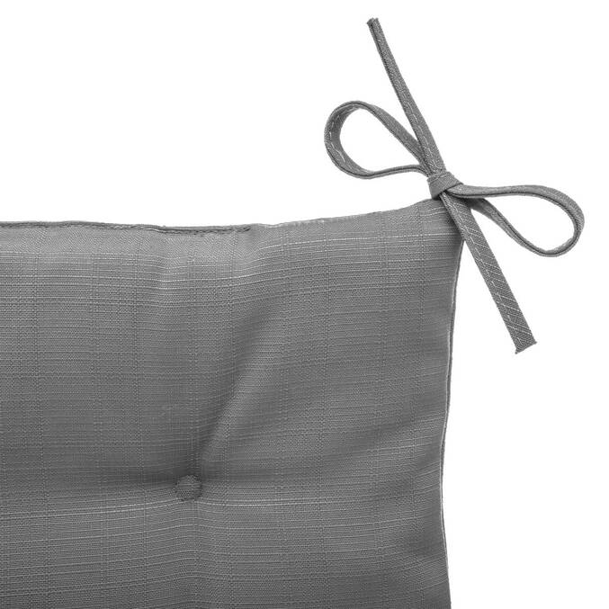 Quadratisch Kissen für Stuhl 4 Punkte KORAI Schiefer 40 x 40 cm - Polyester Schiefer
