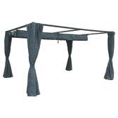 Rechteckige Pavillon PALMEIRA Schiefer Für PALMEIRA 4 x 3 m - Epoxy-beschichtetes Aluminium, Polyester Schiefer