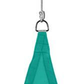 Dreieckiges Sonnensegel CURACAO Smaragd 2 x 2 x 2 m - Polyester Smaragd