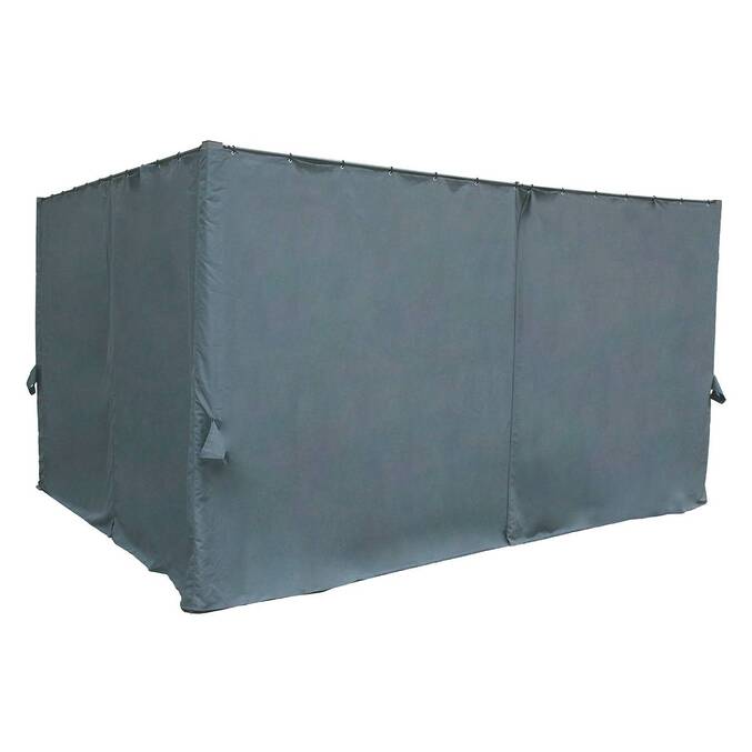 Rechteckige Pavillon PALMEIRA Schiefer Für PALMEIRA 4 x 3 m - Epoxy-beschichtetes Aluminium, Polyester Schiefer