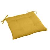 Kissenauflage für Stuhl quadratisch 4 Punkte KORAI Senfgelb 40 x 40 cm - Polyester Senfgelb