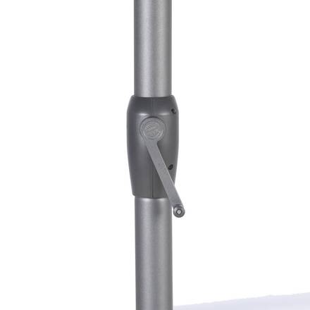 Rechteckiger neigbarer Sonnenschirm LOOMPA Schiefer 3 x 2 m - Aluminium, Polyester