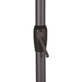 Rechteckiger neigbarer Sonnenschirm LOOMPA Taupe 3 x 2 m - Aluminium, Polyester Taupe