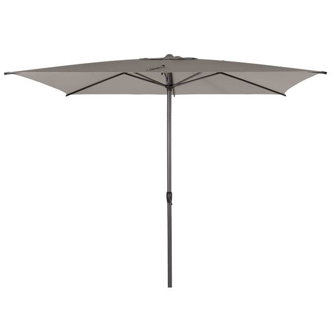 Rechteckiger neigbarer Sonnenschirm LOOMPA Taupe 3 x 2 m - Aluminium, Polyester Taupe