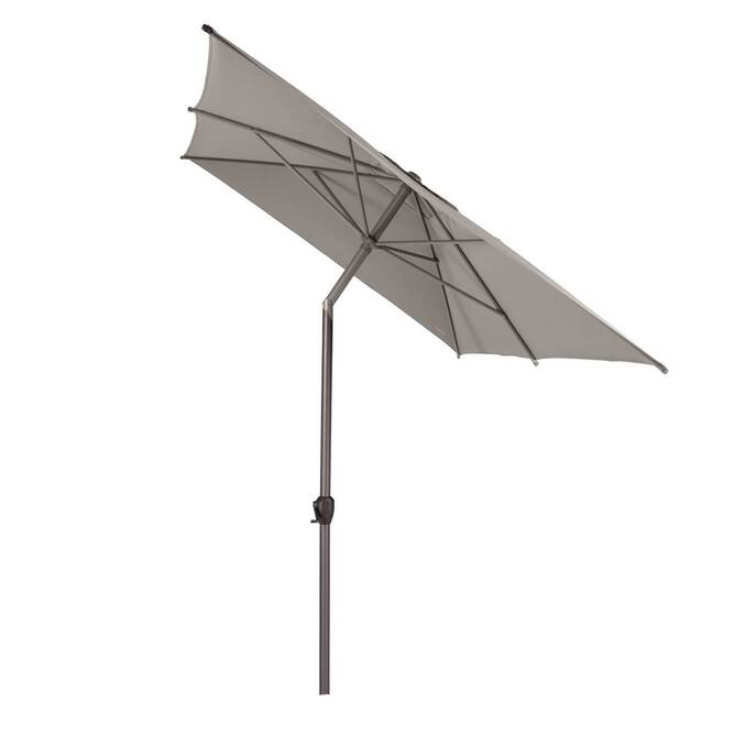 Rechteckiger neigbarer Sonnenschirm LOOMPA Taupe 3 x 2 m - Aluminium, Polyester Taupe