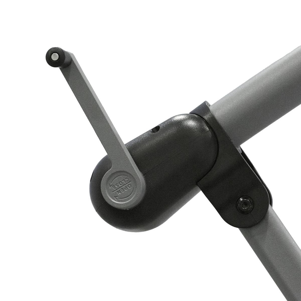 Runder Ampelschirm MANOA Schiefer 3 m - Epoxidharzbeschichtetes Aluminium, Stahl, Polyester Schiefer
