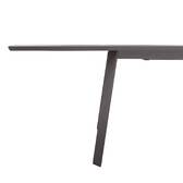 Ausziehbarer Gartentisch PAVANE Graphit 10 Plätze - Epoxy-beschichtetes Aluminium Graphit