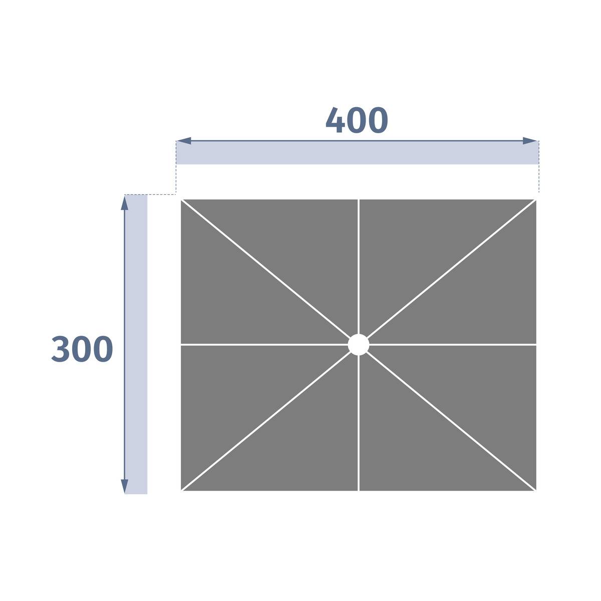Sonnenschirmtuch ÉQUADOR Olivgrün Für ÉQUADOR 4 x 3 m - Polyester Olivgrün