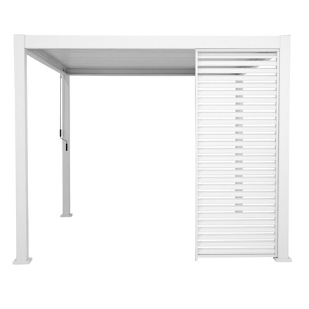 Jalousie für bioklimatische Pergola EVORA Weiß
