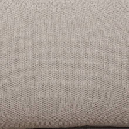 Gartensofa SAVINIA Tahini 3-Sitzer - Epoxidharz behandeltes Aluminium, synthetisches Flechtwerk