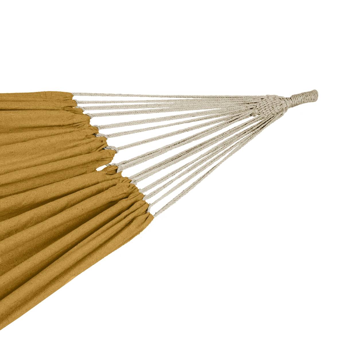 Hängematte YAQUI Ocker 307 x 80 cm - Baumwolle, Polyester Ocker