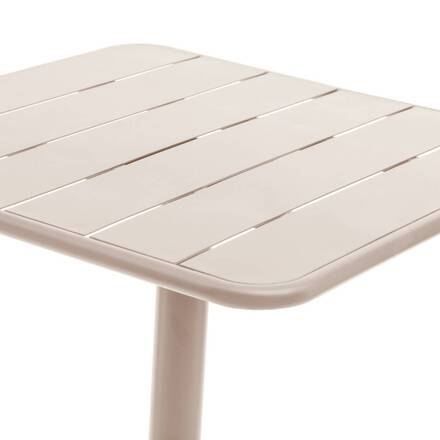 Hespéride Gartentisch Phuket Ocker – Hoher Tisch Mit 2 Sitzplätzen, Wetterfest, Für Terrasse & Garten