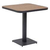 Bistrotisch TYLA Akazie / Graphit 2 Plätze - Epoxy-behandelter Stahl, FSC®-zertifiziertes Akazienholz Akazie / Graphit