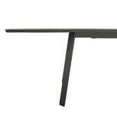 Ausziehbarer Gartentisch PAVANE Graphit 12 Plätze - Epoxy-beschichtetes Aluminium Graphit