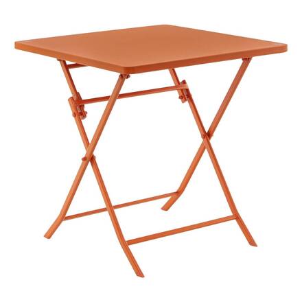 Quadratischer klappbarer Gartentisch GREENSBORO Sandplatz 2 Plätze - Roland-Garros x Hespéride