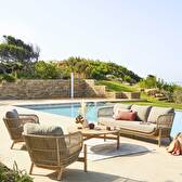 Gartenlounge-Set DEONA Akazie 5 Plätze - FSC® zertifiziertes Akazienholz Akazie