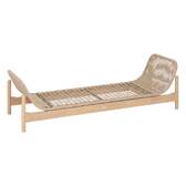 Gartenbank DEONA Taupe / Akazie 1 Platz - Polyester, FSC®-zertifiziertes Akazienholz Taupe / Akazie