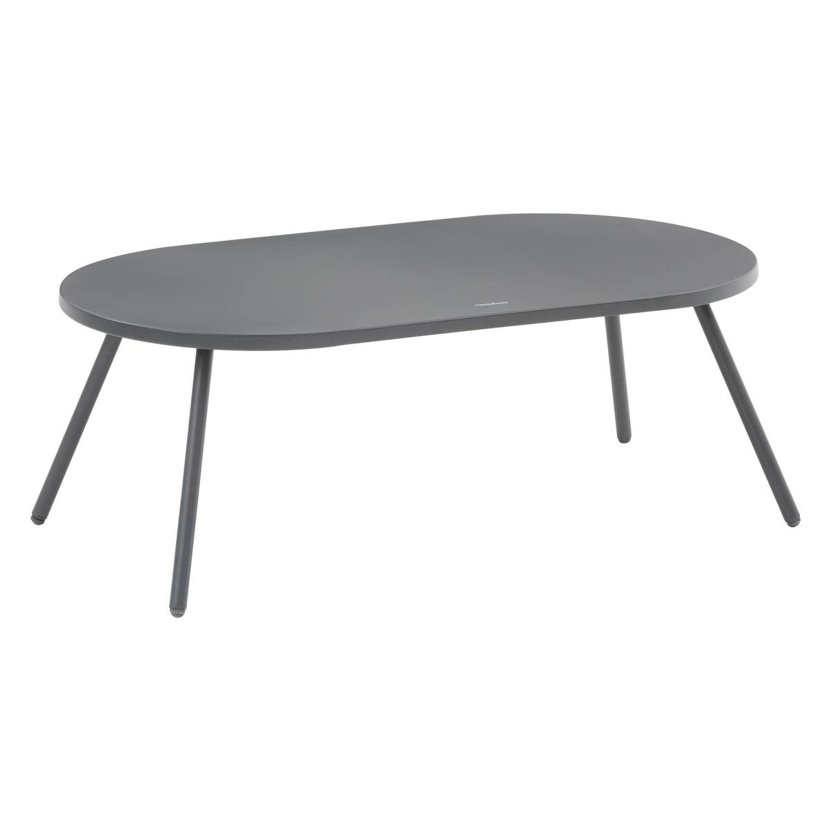 Gartenlounge-Set PAOPAO Grau / Graphit 4 Plätze - Epoxidharz behandelter Stahl, Polyester Grau / Graphit