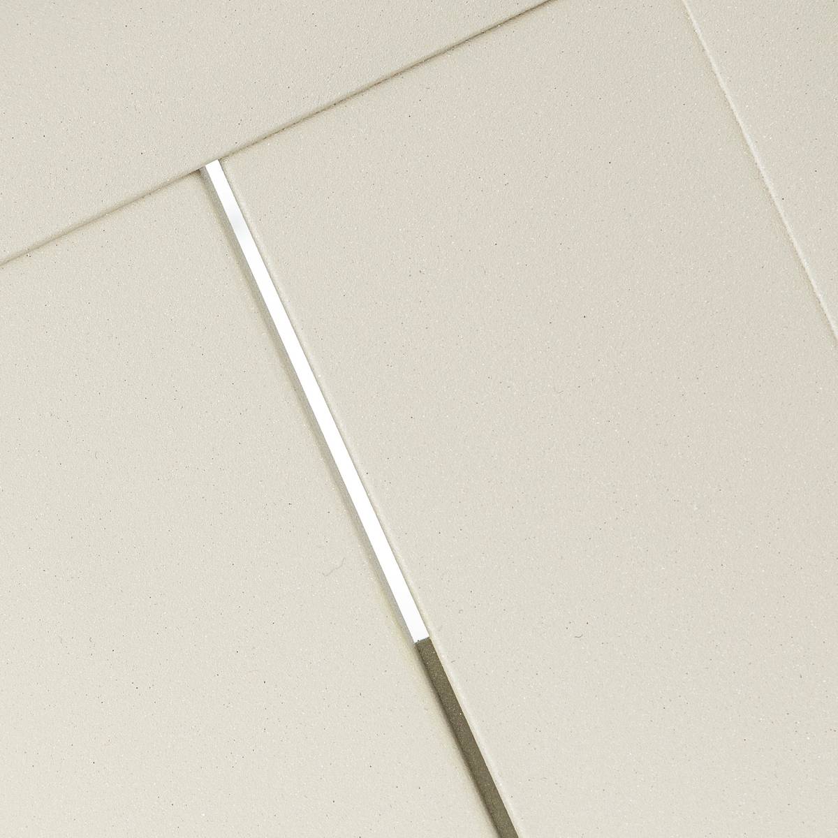 Rechteckiger Klapptisch AZUA Ton 6 Plätze - Epoxy-beschichtetes Aluminium Lehm