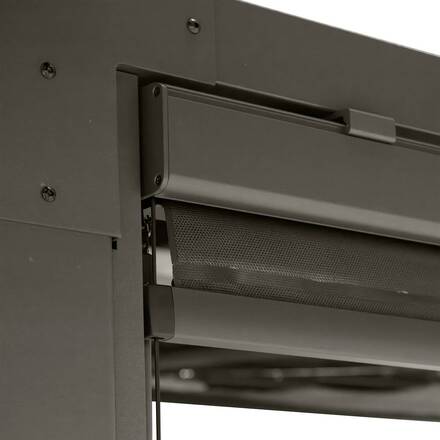 Pergola-Rollo ENOLIE Schiefer Für ENOLIE Seite 2 m - 1,8 m - Aluminium, Texaline