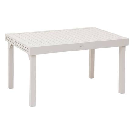 Ausziehbarer Gartentisch PIAZZA Ton 10 Plätze - Epoxy-beschichtetes Aluminium