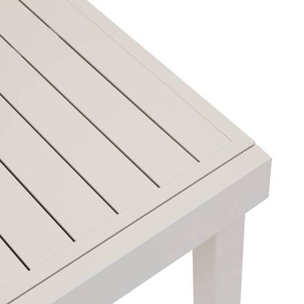 Ausziehbarer Gartentisch PIAZZA Ton 10 Plätze - Epoxy-beschichtetes Aluminium