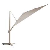 Rechteckiger neigbarer Ampelschirm MELHIA Leinen / Ton 4 x 3 m - Aluminium epoxidbeschichtet, Stahl, Olefin Leinen / Ton