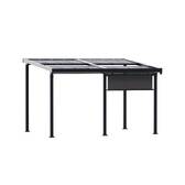 Pergola-Rollo ENOLIE Schiefer Für ENOLIE Seite 2 m - 1,8 m - Aluminium, Texaline Schiefer