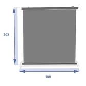 Pergola-Rollo ENOLIE Schiefer Für ENOLIE Seite 2 m - 1,8 m - Aluminium, Texaline Schiefer