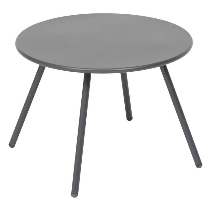 Gartenlounge-Set Duo PAOPAO Grau / Graphit 2 Plätze - Epoxy-beschichteter Stahl, Verstärkter Rostschutz Grau / Graphit