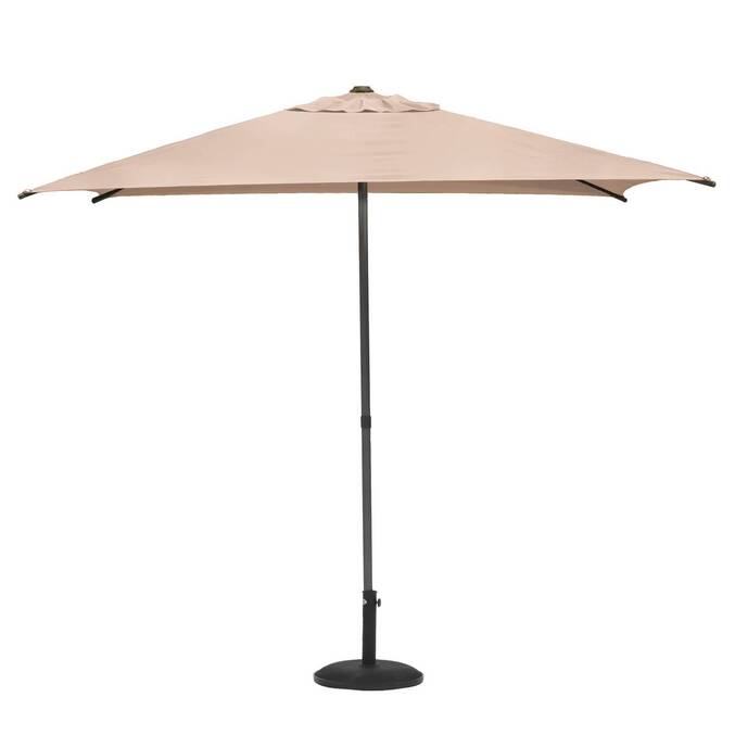 Hespéride Sonnenschirm Quadratisch 3x3m – Haselnussbraun, Robuster Schirm Für Garten & Terrasse