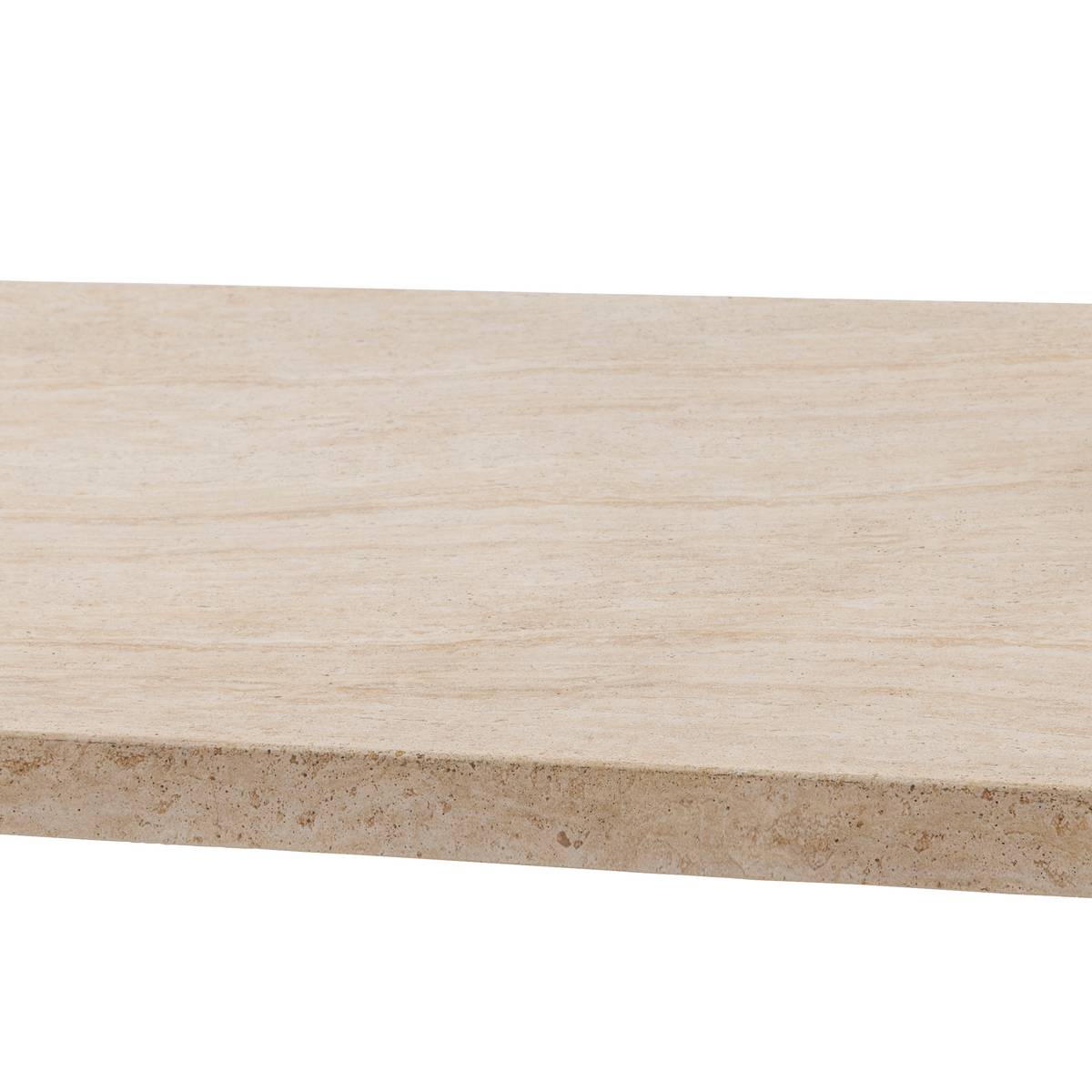 Rechteckiger Gartentisch VENIZIA Travertin-Effekt / Akazie 8 Plätze - FSC®-zertifiziertes Akazienholz Travertinoptik / Akazie