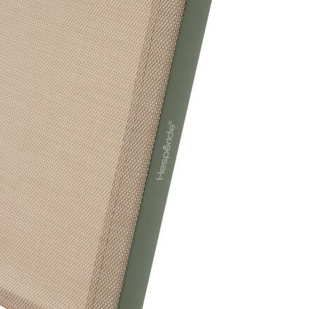 4er-Set klappbare Gartenstühle ESSENTIA Leinen / Lorbeergrün Epoxidharz behandeltes Aluminium, Texaline