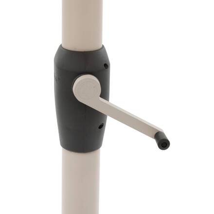Rechteckiger neigbarer Sonnenschirm LOOMPA Ton / Weizen 3 x 2 m - Aluminium, Polyester