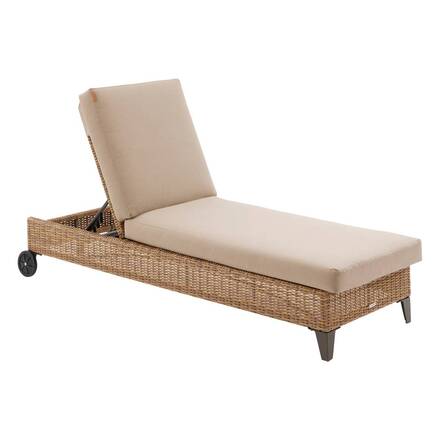 Poolliege BOALI Savana Epoxidharz behandeltes Aluminium, Synthetisches Geflecht, Polyester