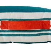 Outdoor-Luftmatratze YUCATAN Entenblau 120 x 15 cm - Baumwolle, Polyester, Acryl Entenblau