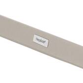 Quadratischer Gartenbeistelltisch ALLURE Ton 55 x 45 x 55 cm - Aluminium epoxidbeschichtet Lehm