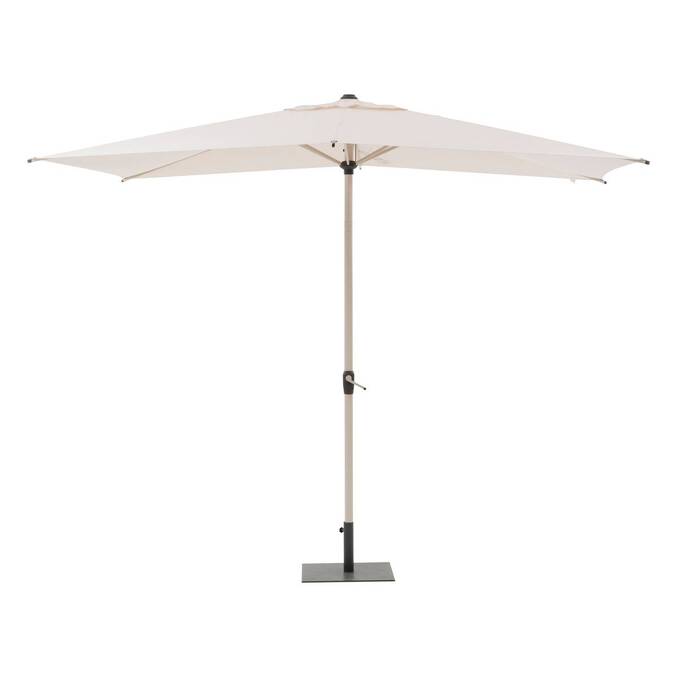 Rechteckiger neigbarer Sonnenschirm LOOMPA Ton / Weizen 3 x 2 m - Aluminium, Polyester Lehmfarben / Weizen