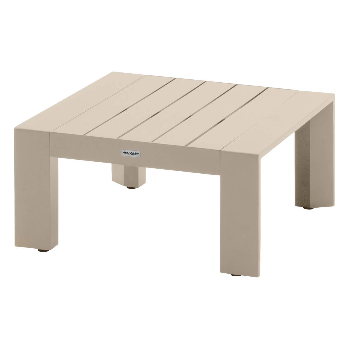 Gartenhocker ÉVASION Ton Epoxidharz behandeltes Aluminium, Olefin Lehm