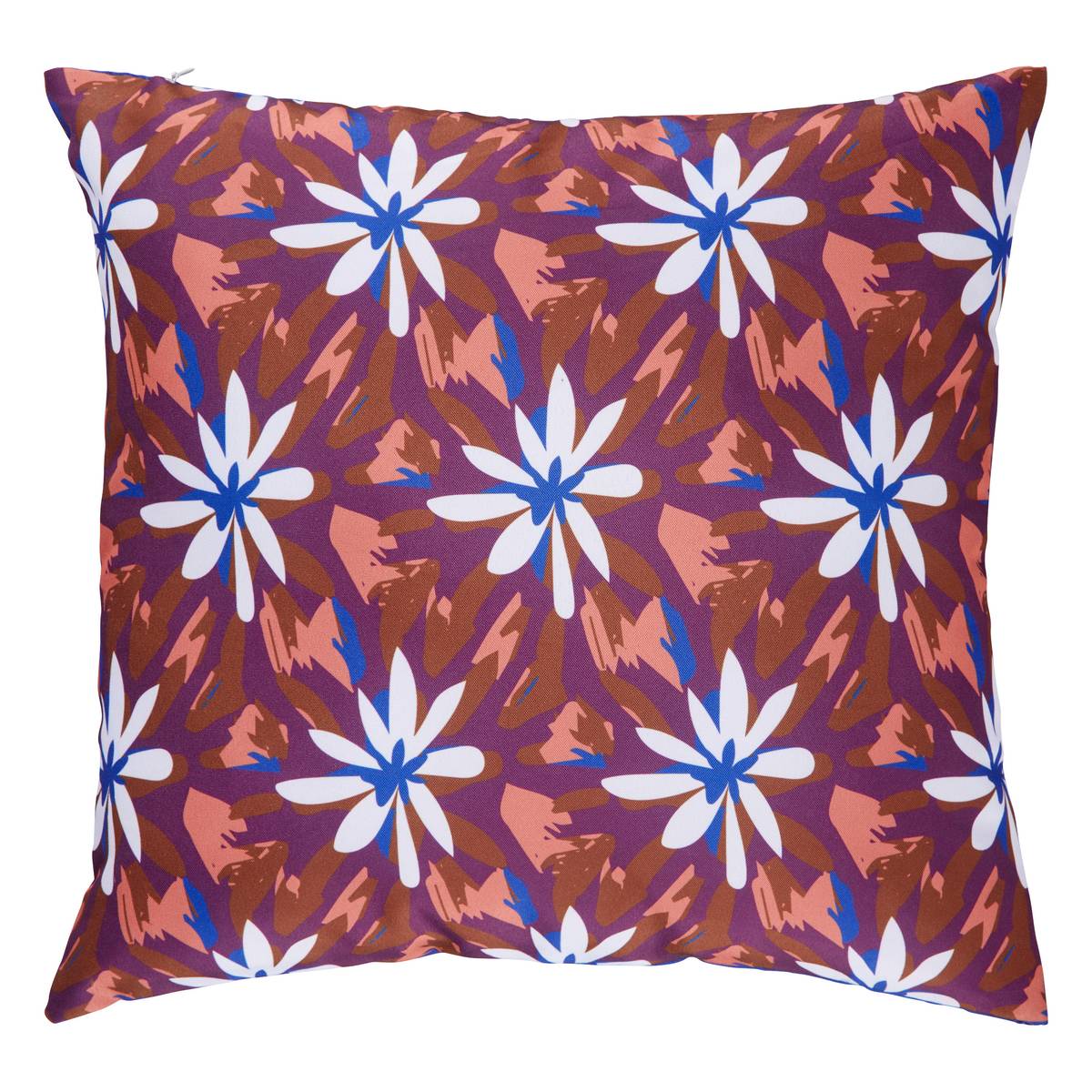 Outdoor-Kissenbezug LAHNA Terracotta 40 x 40 cm - Polyester Terracotta