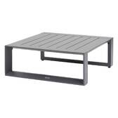 Quadratischer Gartencouchtisch ALLURE Graphit 79 x 79 x 30 cm - Aluminium epoxidbeschichtet Graphit