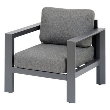 Eck-Gartenlounge Graphit & Honey + 1 Sessel ÉVASION 1 gartenlounge 5 plätze und 1 sessel