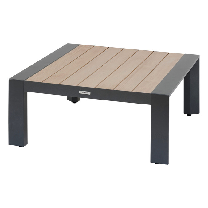 Eck-Gartenlounge Graphit & Honey + 1 Sessel ÉVASION 1 gartenlounge 5 plätze und 1 sessel Graphit / Honey