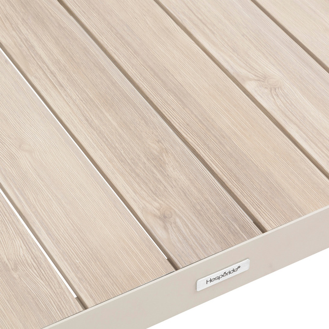 Eck-Gartenlounge ÉVASION Lehmfarben & Leinen + 1 Sessel ÉVASION 1 gartenlounge 5 plätze und 1 sessel Lehmfarben / Leinen