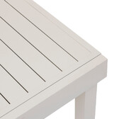 Ausziehbarem Tisch und 12 stapelbaren Stühlen PIAZZA Ton 1 ausziehbarer gartentisch 12 Plätze + 12 stapelbaren Stühlen Lehm