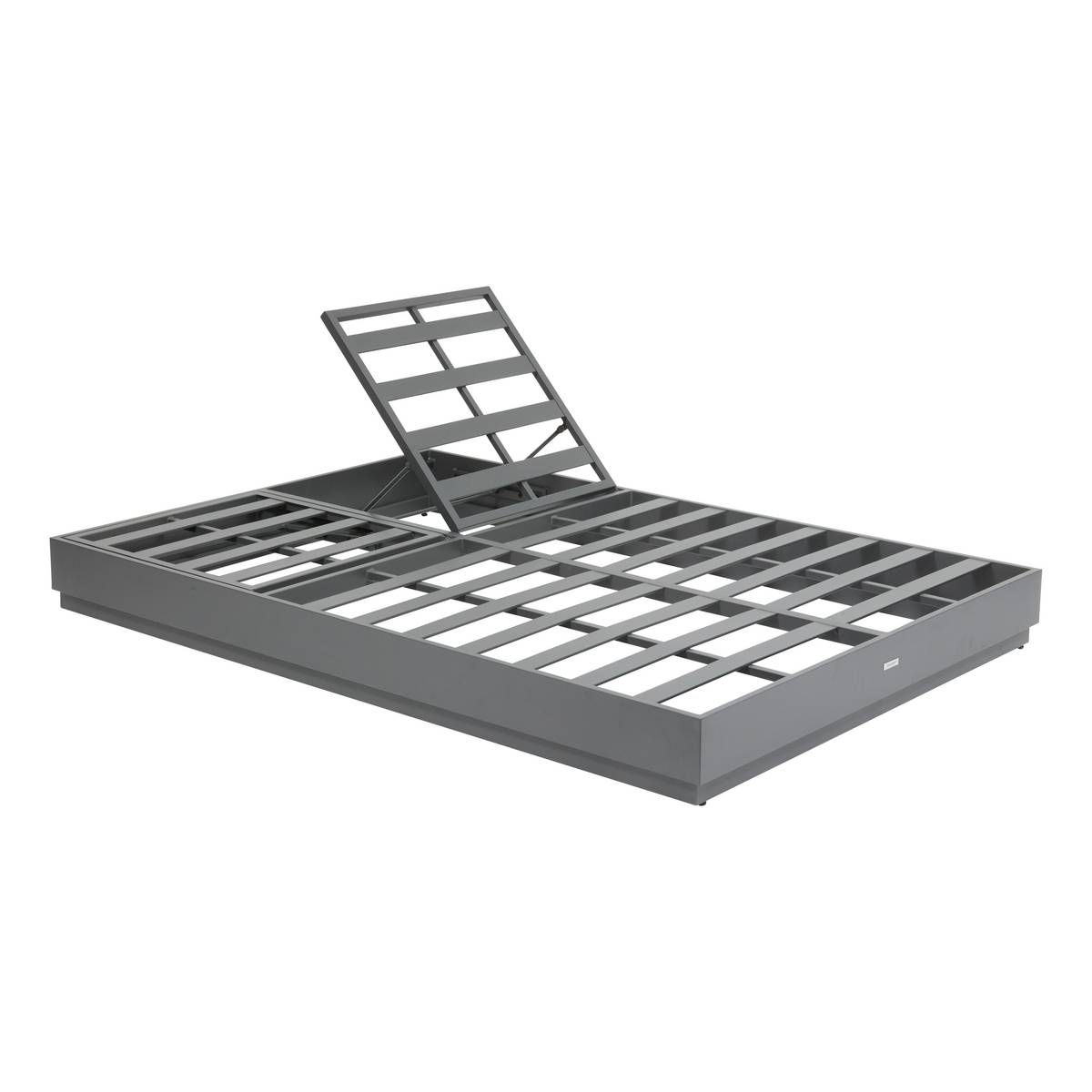 Poolliege ALLURE Graphit Epoxidharz behandeltes Aluminium, Polyester Graphit