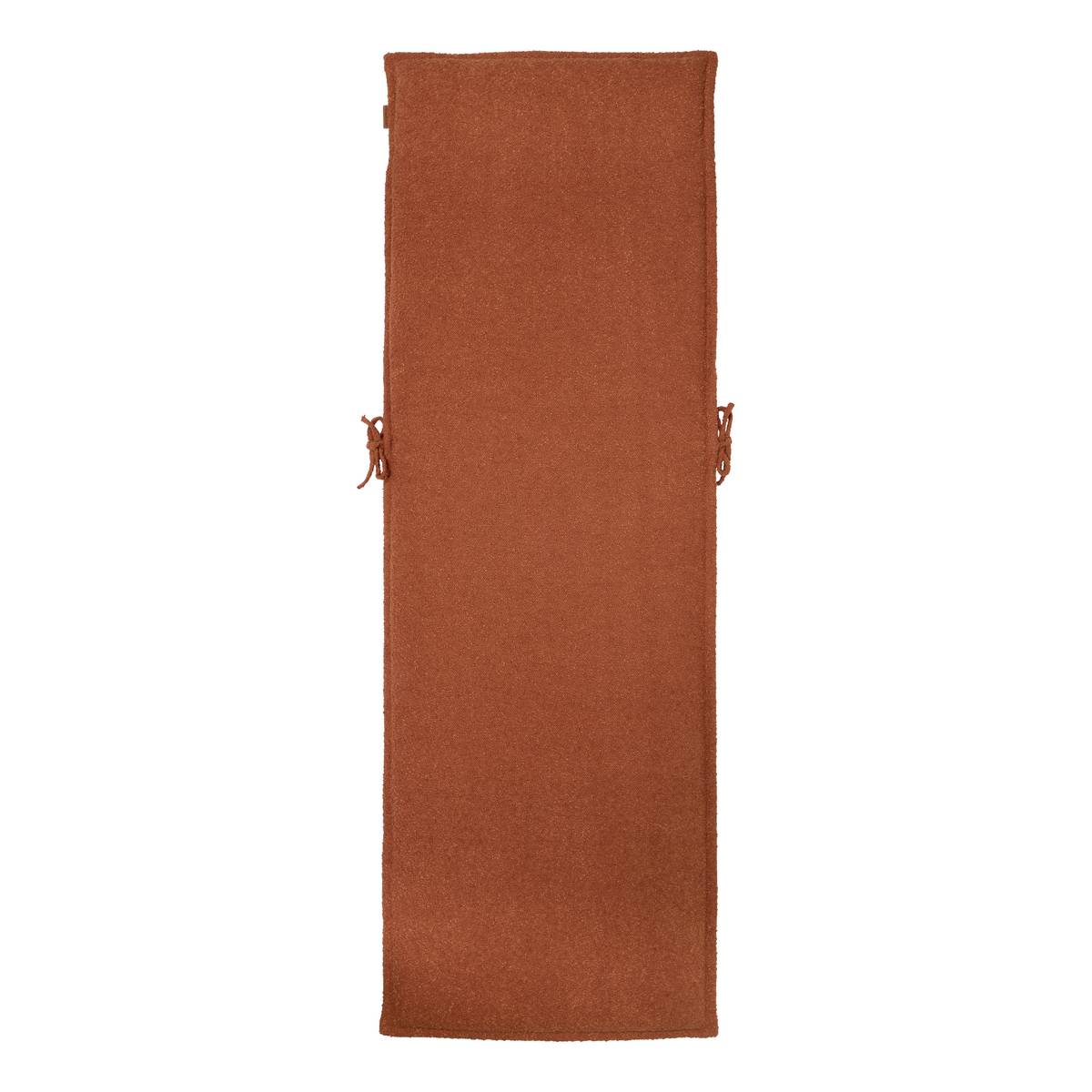 Liegenauflage SOLFIA Mahagoni 190 x 60 cm - Polyester Mahagonibraun