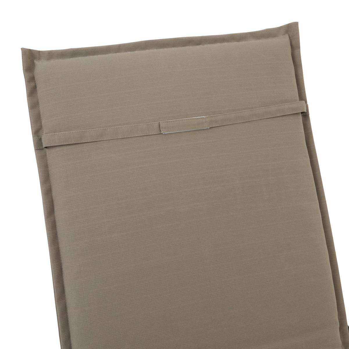 Outdoor-Kissen KORAÏ Kaffee 190 x 60 cm - Polyester Kaffee